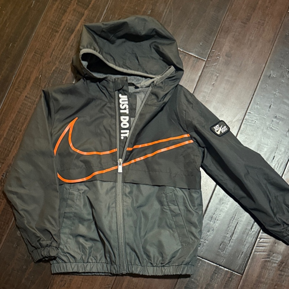 Nike Black and Orange Kids' Jacket